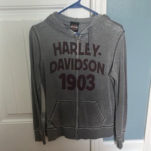 Harley Davidson womens zip up jacket
